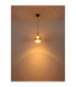 Severin 25cm Integrated LED Globe Pendant Ceiling Light Matt Black 3000K-5