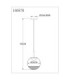 Severin 25cm Integrated LED Globe Pendant Ceiling Light Matt Black 3000K-8