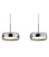 Livion Integrated LED Bar Pendant Ceiling Light Matt Black 3000K-4