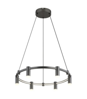 Castela Integrated Led Pendant Ceiling Light Matt Anthracite 2700-4000-6000K-1