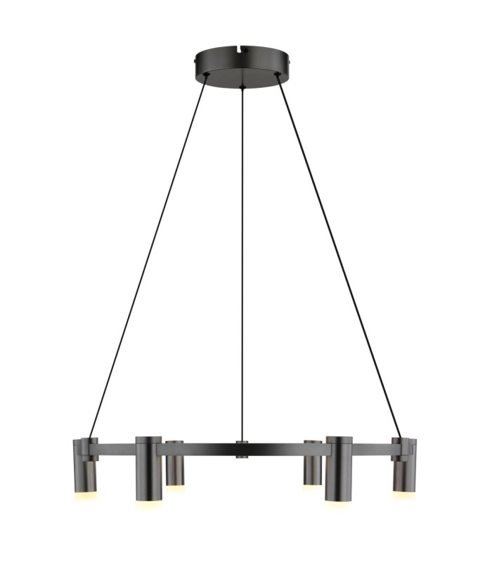 Castela Integrated Led Pendant Ceiling Light Matt Anthracite 2700-4000-6000K-6