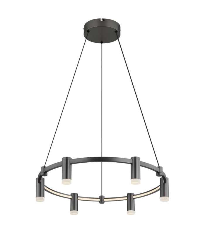 Castela Integrated Led Pendant Ceiling Light Matt Anthracite 2700-4000-6000K-9