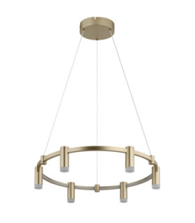 Castela Integrated Led Pendant Ceiling Light Matt Gold Colours 2700-4000-6000K-2