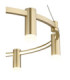 Castela Integrated Led Pendant Ceiling Light Matt Gold Colours 2700-4000-6000K-3
