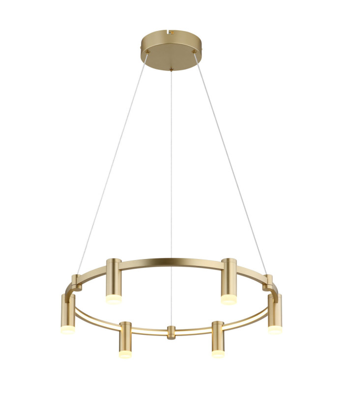 Castela Integrated Led Pendant Ceiling Light Matt Gold Colours 2700-4000-6000K-4