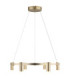 Castela Integrated Led Pendant Ceiling Light Matt Gold Colours 2700-4000-6000K-6
