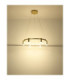 Castela Integrated Led Pendant Ceiling Light Matt Gold Colours 2700-4000-6000K-7