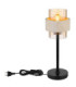 Daren Table Lamp Matt Black 1x E27-4