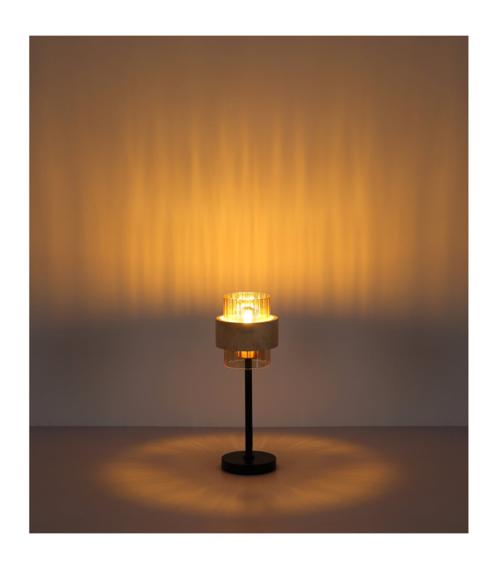 Daren Table Lamp Matt Black 1x E27-5