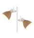 Lyndon Multi Arm Floor Lamp Matt White 2x E14-3