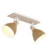 Lyndon Twin Ceiling Spotlight Matt White 2x E14-1