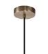 Small Caged Ceiling Pendant, 1 x E27, Antique Brass - 5