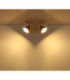 Lyndon Twin Ceiling Spotlight Matt White 2x E14-5