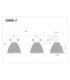 Lyndon Twin Ceiling Spotlight Matt White 2x E14-7