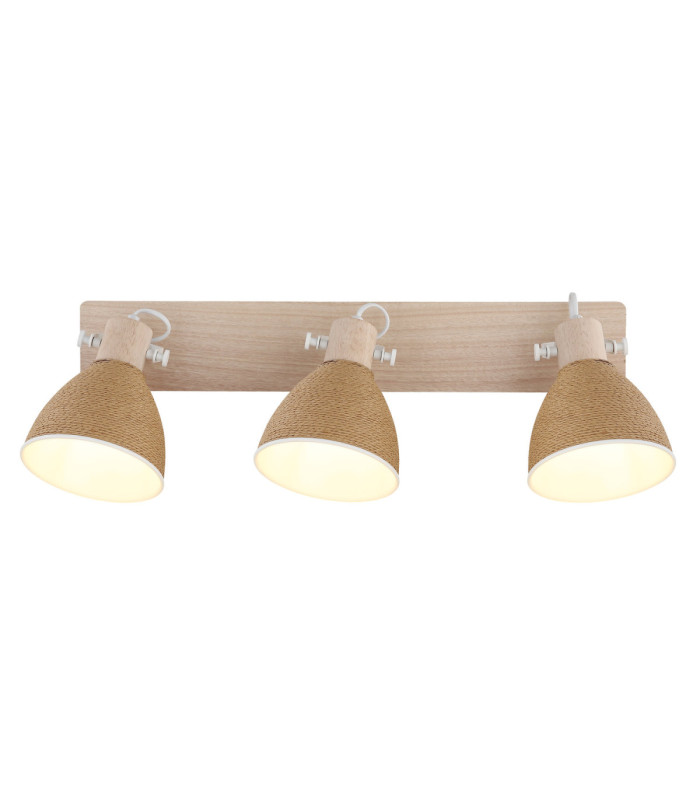 Lyndon Ceiling Spotlight Bar Matt White 3x E14-4
