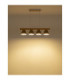 Lyndon Bar Pendant Ceiling Light Matt White 4x E14-6