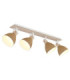 Lyndon Ceiling Spotlight Bar Matt White 4x E14-1