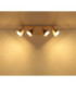 Lyndon Ceiling Spotlight Bar Matt White 4x E14-5