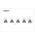 Lyndon Ceiling Spotlight Bar Matt White 4x E14-7