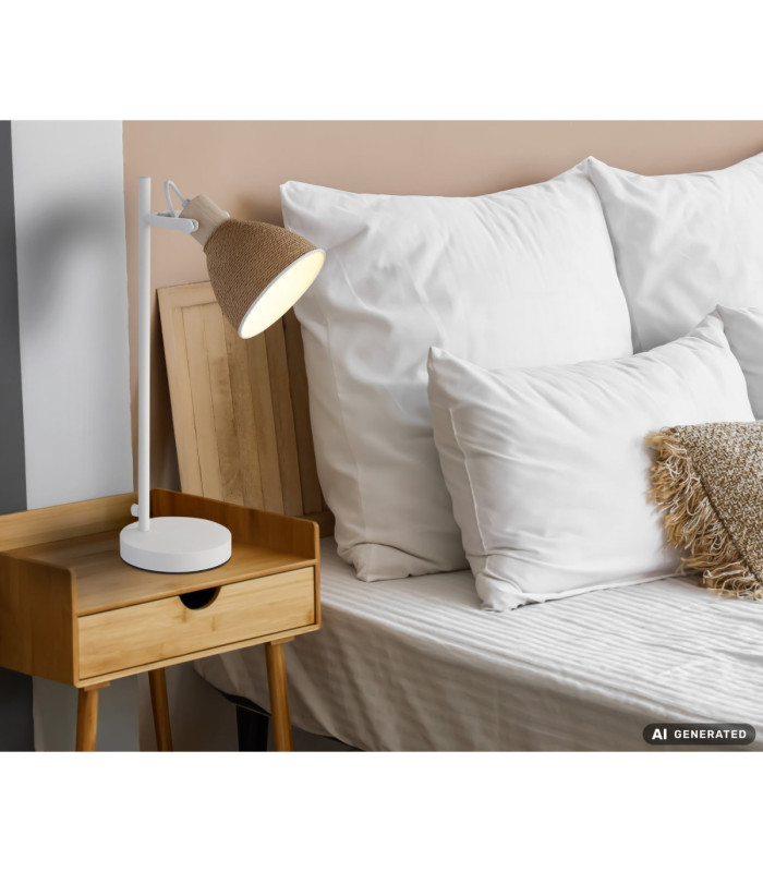Lyndon Desk Task Lamp Matt White 1x E14-5