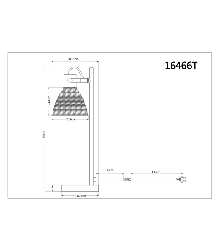 Lyndon Desk Task Lamp Matt White 1x E14-6
