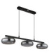 Carlene 85cm Integrated LED Bar Pendant Ceiling Light Matt Black 3000-4200-6000K-2