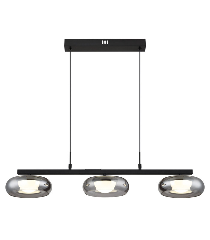 Carlene 85cm Integrated LED Bar Pendant Ceiling Light Matt Black 3000-4200-6000K-3