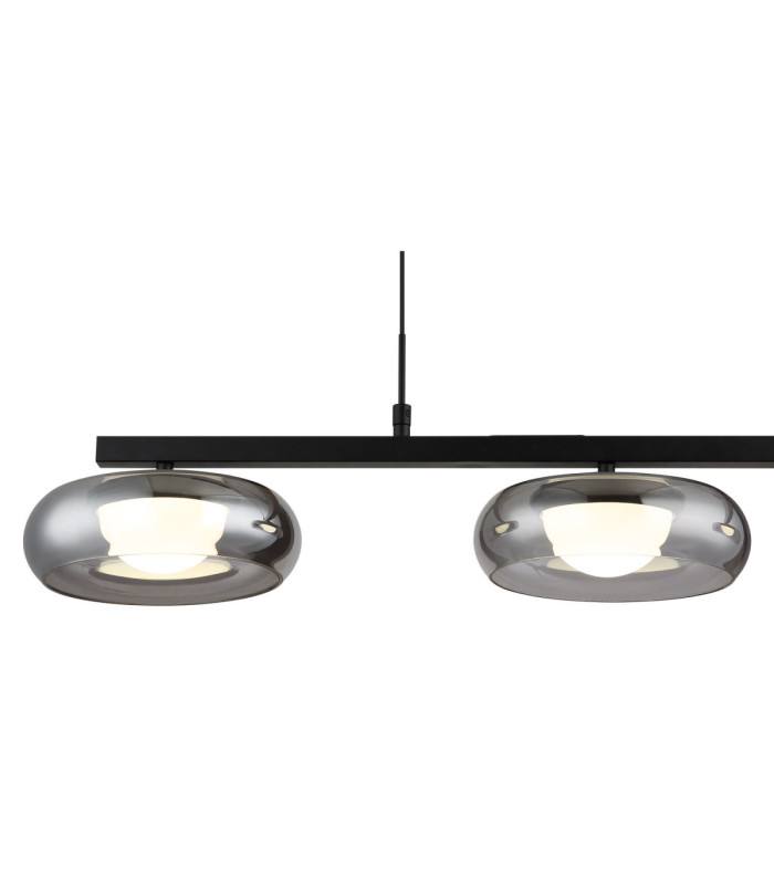 Carlene 85cm Integrated LED Bar Pendant Ceiling Light Matt Black 3000-4200-6000K-4
