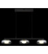 Carlene 85cm Integrated LED Bar Pendant Ceiling Light Matt Black 3000-4200-6000K-6