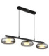 Carlene 85cm Integrated LED Bar Pendant Ceiling Light Matt Black 3000-4200-6000K-7