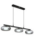 Carlene 85cm Integrated LED Bar Pendant Ceiling Light Matt Black 3000-4200-6000K-8