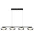 Carlene 110cm Integrated LED Bar Pendant Ceiling Light Matt Black 3000-4200-6000K-3