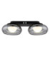 Carlene Twin Integrated LED Shade Cluster Ceiling Light Matt Black 3000-4200-6000K-3