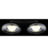 Carlene Twin Integrated LED Shade Cluster Ceiling Light Matt Black 3000-4200-6000K-5