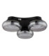 Carlene Tripple Integrated LED Shade Cluster Ceiling Light Matt Black 3000-4200-6000K-2