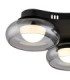 Carlene Tripple Integrated LED Shade Cluster Ceiling Light Matt Black 3000-4200-6000K-3