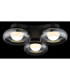 Carlene Tripple Integrated LED Shade Cluster Ceiling Light Matt Black 3000-4200-6000K-4