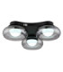 Carlene Tripple Integrated LED Shade Cluster Ceiling Light Matt Black 3000-4200-6000K-6