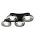 Carlene Quad Integrated LED Shade Cluster Ceiling Light Matt Black 3000-4200-6000K-1