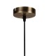 Medium Caged Ceiling Pendant, 1 x E27, Antique Brass - 4