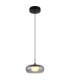 Carlene Integrated LED Dome Pendant Ceiling Light Matt Black 3000-4200-6000K-5