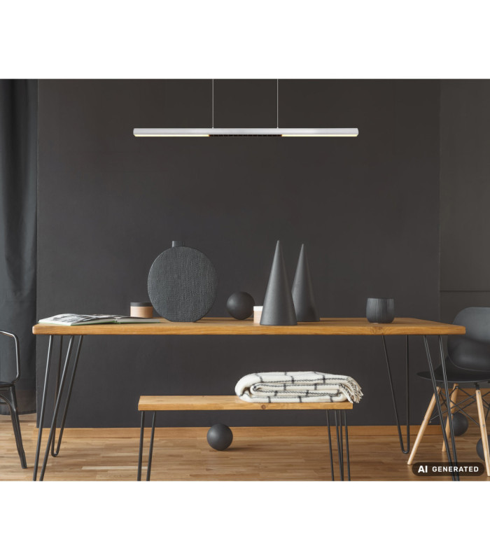 Cody Integrated LED Bar Pendant Ceiling Light Brushed 3000K-5