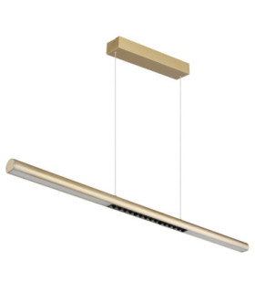 Cody Integrated LED Bar Pendant Ceiling Light Matt Gold Colours 3000K-2