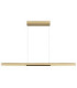 Cody Integrated LED Bar Pendant Ceiling Light Matt Gold Colours 3000K-3