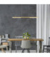 Cody Integrated LED Bar Pendant Ceiling Light Matt Gold Colours 3000K-5
