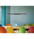 Cody Integrated LED Bar Pendant Ceiling Light Matt Black 3000K-6