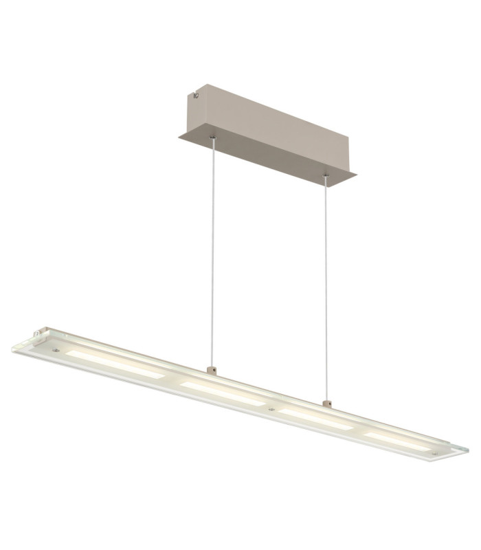 Novak Integrated LED Bar Pendant Ceiling Light Matt Sand Colour 3000-4000-6500K-1