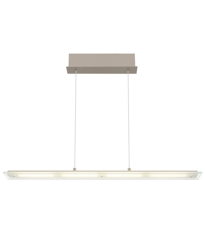 Novak Integrated LED Bar Pendant Ceiling Light Matt Sand Colour 3000-4000-6500K-3