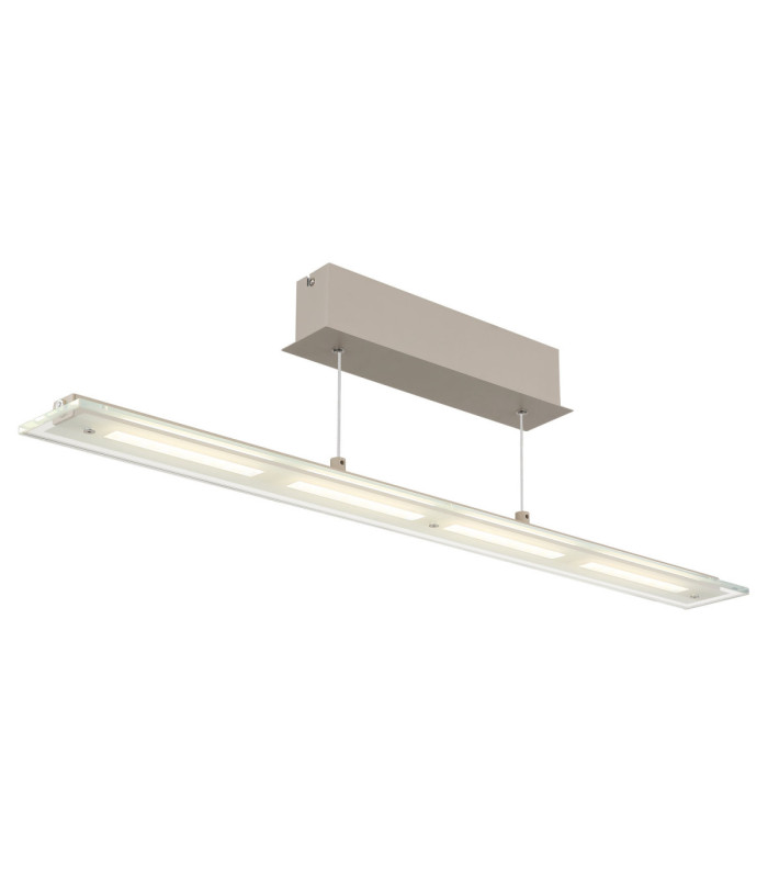 Novak Integrated LED Bar Pendant Ceiling Light Matt Sand Colour 3000-4000-6500K-9