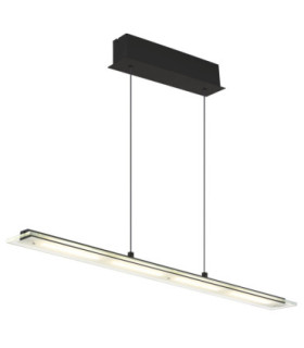 Novak Integrated LED Bar Pendant Ceiling Light Matt Black 3000-4000-6500K-1